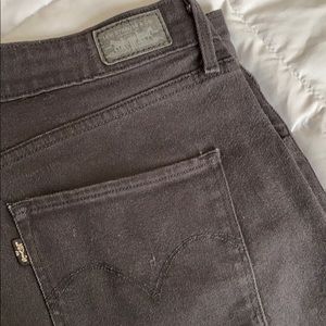 Levi’s high rise skinny jeans.